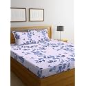 NEW LEAF Premium Cotton Elastic Fitted Bedsheets
