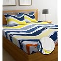 NEW LEAF Premium Cotton Elastic Fitted Bedsheets