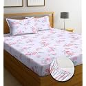 NEW LEAF Premium Cotton Elastic Fitted Bedsheets