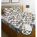 NEW LEAF Premium Cotton Elastic Fitted Bedsheets