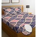 NEW LEAF Premium Cotton Elastic Fitted Bedsheets