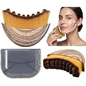 New Lymphatic Contour Face Brush, Manual Facial Sculpting & Lymphatic Drainage Massager, Ergonomic Hypoallergenic Soft Bristles Brush for Anti-Puffiness, Detox & Lift, Improves Skin Glow & Absorption {PACK OF 1}