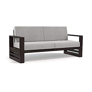 Solid Sheesham Wood Sofa Set 3 Seater