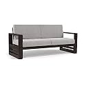 Solid Sheesham Wood Sofa Set 3 Seater