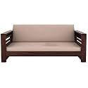 Solid Sheesham Wood Sofa Set 3 Seater