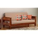 Solid Sheesham Wood Sofa Set 3 Seater