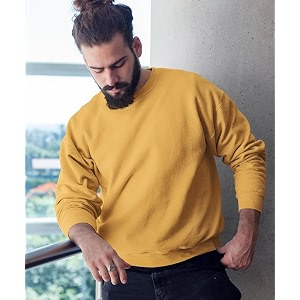 New Men Modern Long Sleeve Sweatshirt Lightweight