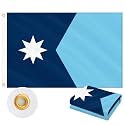 New Minnesota Flag 3x5 FT Outdoor, MN Flag Embroidered Heavy Duty Outside