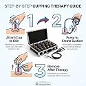 NEW Professional korean Vacuum Cupping Set With Cupping Gun Portable Body Relaxation Massage Therapy Kit Chinese Cuping Cups Set of 19 Cups
