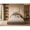 New Round Bed Upholstered Bed Frame Washable