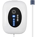 Sobo AC/DC Rechargeable Air Pump for Fish Tank - 1W, 3.7V-2600mAh, 2x0.018Mpa Pressure, 3L/min Flow (SB-218)