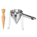 New Star Foodservice 42566 Stainless Steel China Cap Strainer Set, 3-Piece
