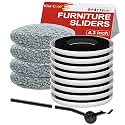 New Upgrade Furniture Sliders - Multi-Surface 3-in-1 Movers Sliders