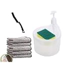 New Upgrade Steel Wire Dishcloth,Triple-Layer Steel Wire Cleaning Cloth,Powerful Cleaning Non-Scratch Wire Dishcloth Rag for Cookware, Sinks, Dishes, Stove Tops (Combo Pack)
