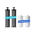 Waterdrop Gravity Water Filter, Replacement for Berkey® BB9-2® &amp; PF-2®
