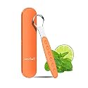 New Version Tongue Scraper Cleaner for Adults &amp; Kids, Medical Grade Metal Tongue Brushes Set for Fresh Breath Dental Eliminate Bad Breath in Seconds (Orange)