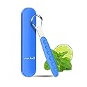 New Version Tongue Scraper Cleaner for Adults &amp; Kids, Medical Grade Metal Tongue Brushes Set for Fresh Breath Dental Eliminate Bad Breath in Seconds (Blue)