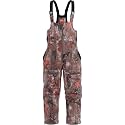 NEW VIEW Insulated Hunting Bibs for Men, Silent Camo Overalls with Fleece Lining, Water-Resistant Camo Bibs Hunting Overalls