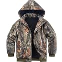 NEW VIEW Kids Camo Hunting Clothes Silent, Youth Hunting Jacket for Cold Winter, Camouflage Hunting Coat for Boys &amp; Girls