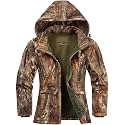 NEW VIEW Womens Hunting Clothes, Upgraded Ultra-Quiet Water Resistant Camo Hunting Jacket for Duck Waterfowl Deer Hunting