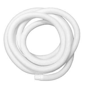 new ware 1 meter washing machine outlet pipe  flexible drain hose extension for fully amp semi automatic machines leak proof durable pvc water discharge pipe universal fit easy installation white