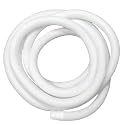 NEW WARE® 5 Meter Washing Machine Outlet Pipe | Flexible PVC Drain Hose for Fully &amp; Semi Automatic Washing Machines | Durable Waste Water Discharge Extension Pipe for Laundry Area | Long Drain Hose