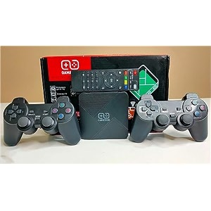 new world video game box g5 wifi 4k hd super console x 20 emulator games retro tv box video game player for cps gb gba gbc md sfc fc n64 ps1 psp and atari wireless gamepad controller