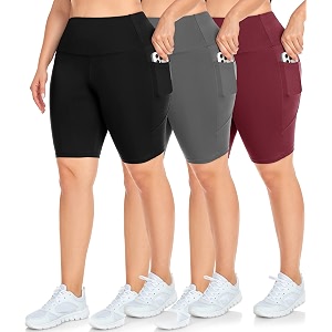 new young capri leggings with pockets for women high waisted workout leggings tummy control yoga pants