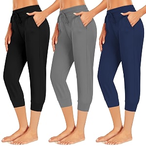 new young capri leggings with pockets for women high waisted workout leggings tummy control yoga pants