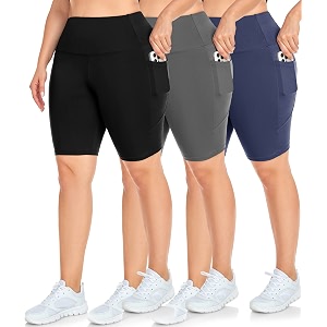 new young capri leggings with pockets for women high waisted workout leggings tummy control yoga pants