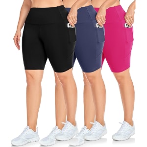 new young capri leggings with pockets for women high waisted workout leggings tummy control yoga pants