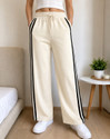New Zara Creation Striped Men Beige Track