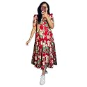 NEW4U Women Printed Rayon Anarkali Kurta for