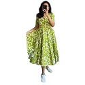 NEW4U Women Printed Rayon Anarkali Kurta for