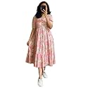 NEW4U Women Printed Rayon Anarkali Kurta for