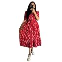 NEW4U Women Printed Rayon Anarkali Kurta for