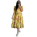 NEW4U Women Printed Rayon Anarkali Kurta for