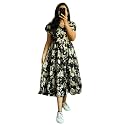 NEW4U Women Printed Rayon Anarkali Kurta for