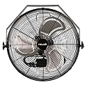 NewAir 18" Wall Mount Fan, Heavy Duty Industrial Shop and Garage Fan