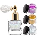 NewBang Body Glitter Spray,Sliver Gold Pink Glitter Powder,Shimmer Highlighter Loose Powder Glitter Makeup for Body Face Hair Clothes Nail Art Craft Design 3 Colors-with 1 Empty Spray Bottle