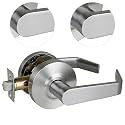 NEWBANG Grade 2 ADA Commercial Heavy Duty Non-Locking Passage Door Lever in Satin Chrome 26DFinish, Left and Right Handed, MD-C2-3PS-1P