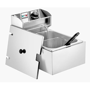 newbasics electric deep fryer for commerical restaurantssmall shopsbusiness idea - fries spiral and more 12 liter dual fryer