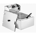 newBasics Electric Deep Fryer for Commerical Restaurants/Small Shops/Business idea - Fries Spiral and more (12 Liter Dual Fryer)