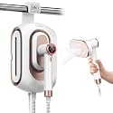 Newbealer 2In1 Pro Steam Station Iron, 1550W Turbocharged Steam for Clothes, 3-Level Steam &amp; Dry Ironing, 30s Heat Up, 1.2L Detachable Tank, Auto-Off, Self Cleaning, Innovative Storage for Household