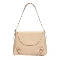 NEWBELLA Tote Bag for Women, Vegan Leather Crossbody Shoulder Bag, Top Handle Satchel Purse for Work, Travel, Daily Use (Apricot Envelope)