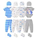 Newborn Baby Clothes Unisex Baby Layette Set Infant Romper Outfit 0-12M