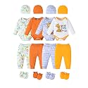 Newborn Baby Clothes Unisex Baby Layette Set Infant Romper Outfit 0-12M