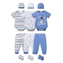 Newborn Baby Clothes Unisex Baby Layette Set Infant Romper Outfit 0-12M