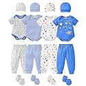 Newborn Baby Clothes Unisex Baby Layette Set Infant Romper Outfit 0-12M