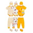 Newborn Baby Clothes Unisex Baby Layette Set Infant Romper Outfit 0-12M
